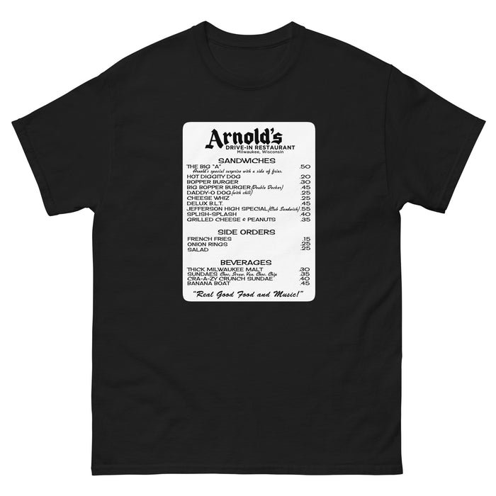 Arnold's Drive-In Menu Men's Classic Tee