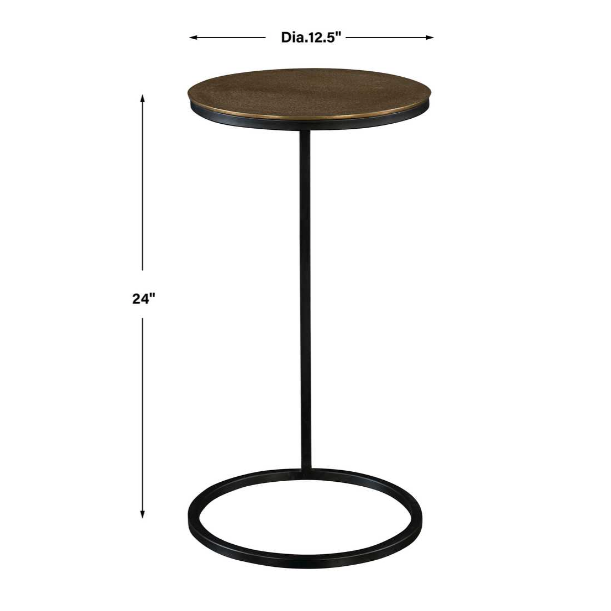 Brunei Accent Table - Gold