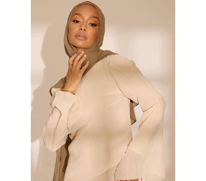 Chiffon Hijab - Porcini CULTUR HIJAB CO.