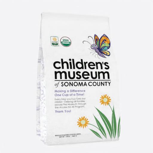 Childrens Museum of Santa County 12oz Coffee bag