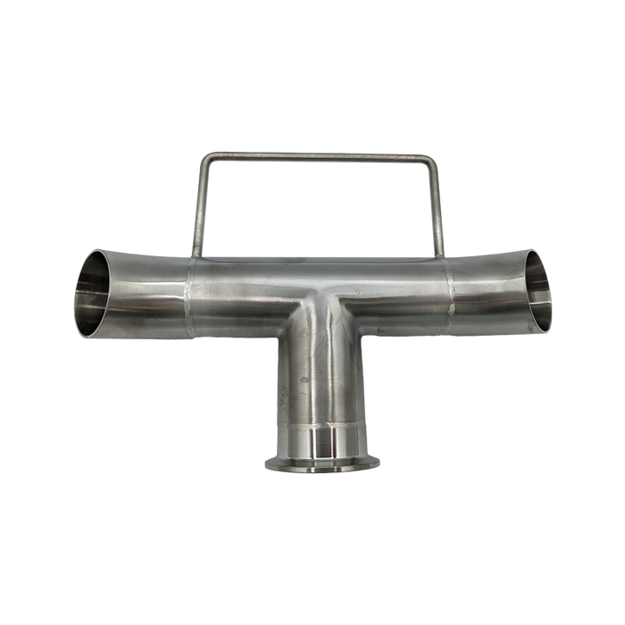 Double Draw-off Nozzle 2" Tri-clamp Fitting