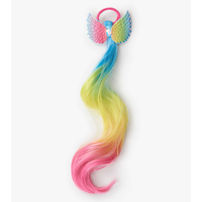 Hatley Angel Wings Faux Hair Elastic Extension-F00AWH0072-Pumpkin Pie Kids Canada
