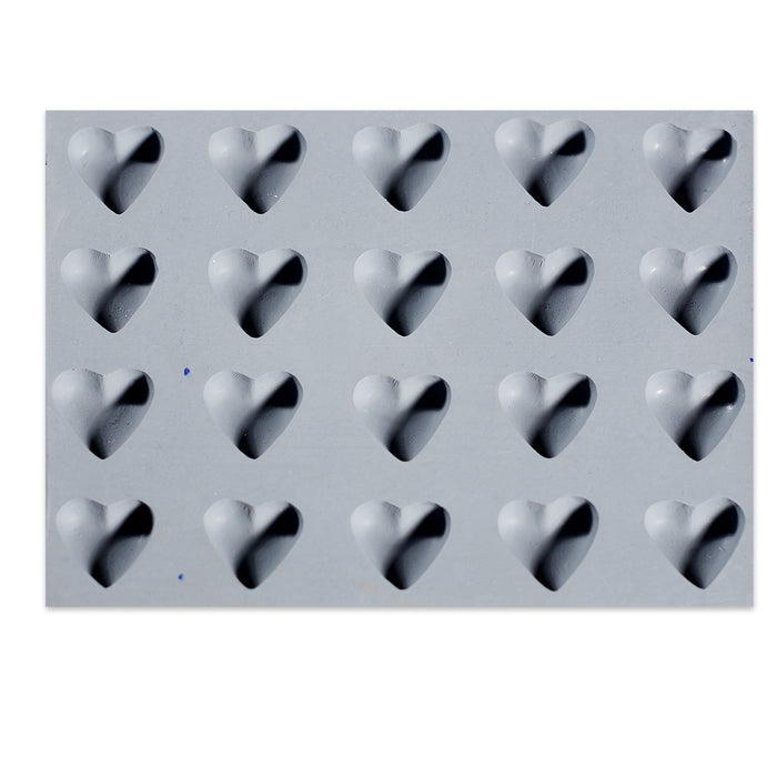 Heart Rubber Candy Mold (20 Cavity)