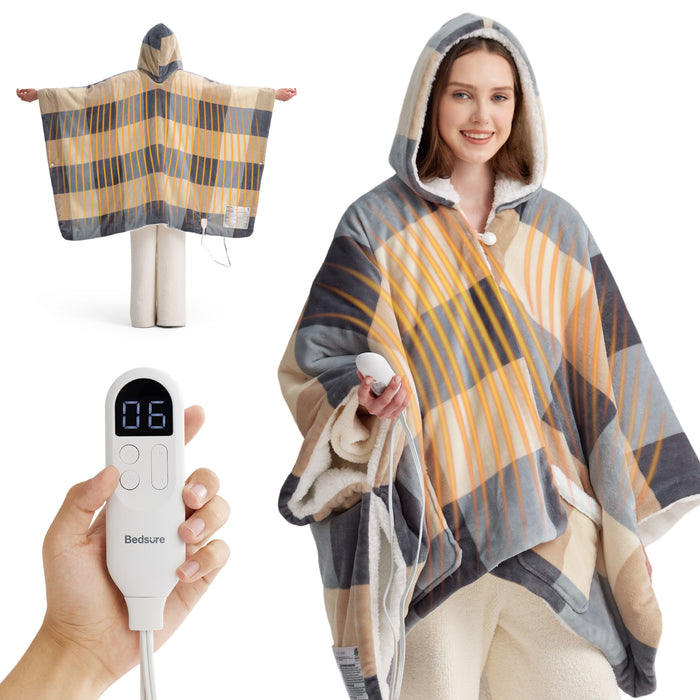 Beige Plaid / Throw