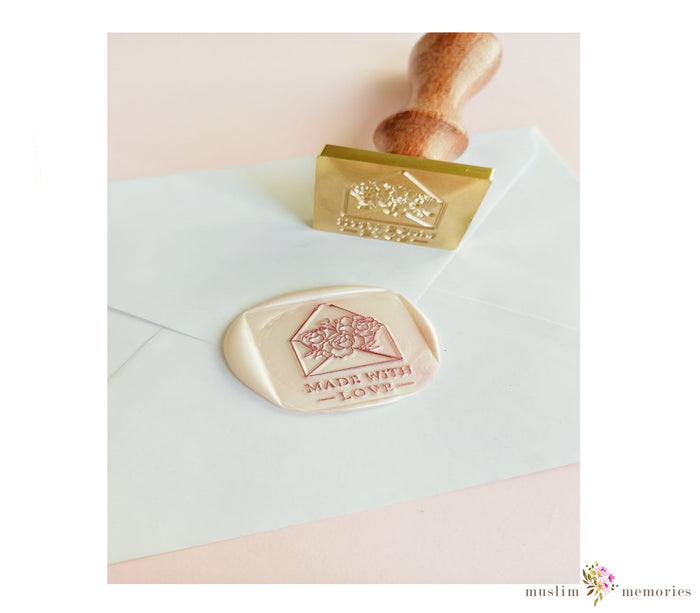 MADE WITH LOVE WAX STAMP