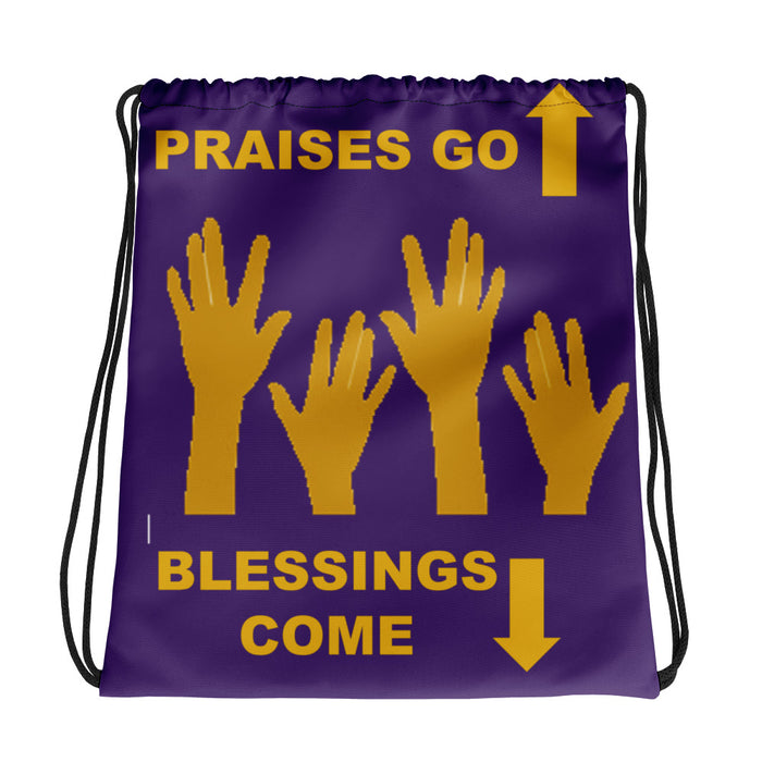 Praises Up Drawstring bag