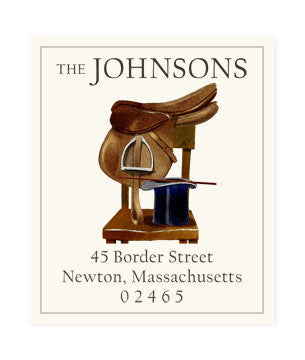 Saddle - Return Address Labels