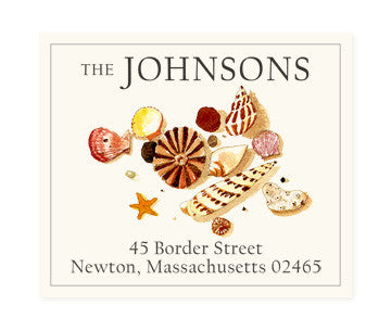 Sanibel Shells - Return Address Labels