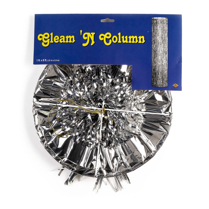 Silver Oktoberfest Gleam 'N Column Party Decorations - ScandinavianGiftOutlet