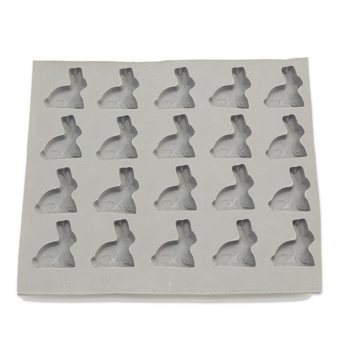 Small Rabbit Rubber Candy Mold (20 Cavity)