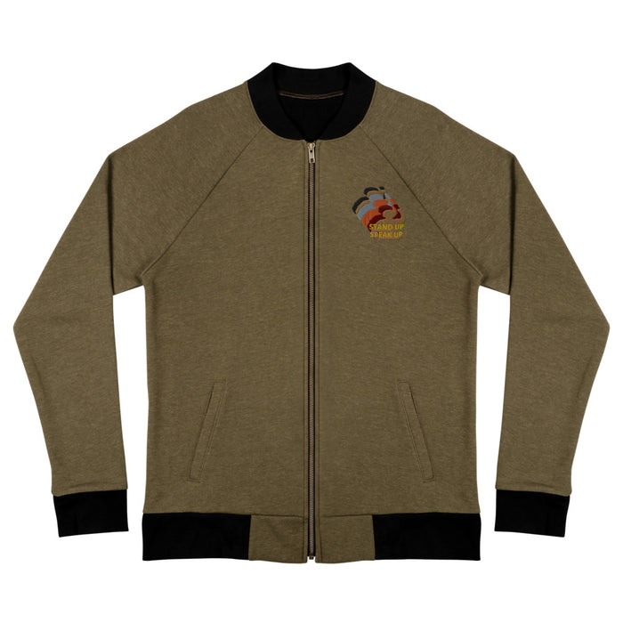 Stand Up-Speak Up Bomber Jacket