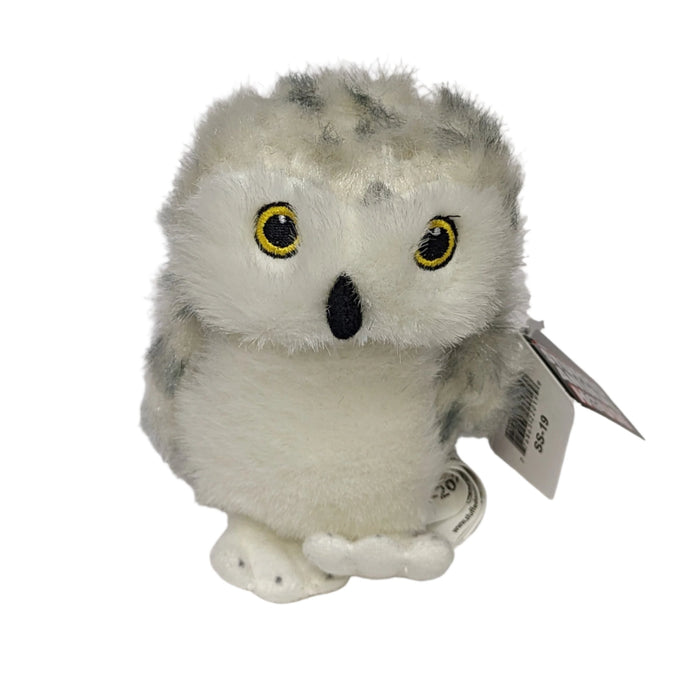 Stuffed Animal House Snowy Owl 4.5"-SS-19-Pumpkin Pie Kids Canada