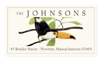 Toucan - Panoramic Return Address Labels