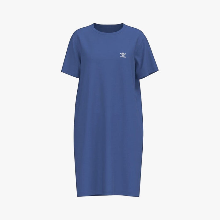 Adidas Womens Short Sleeve Tref Dress Blue | Adidas