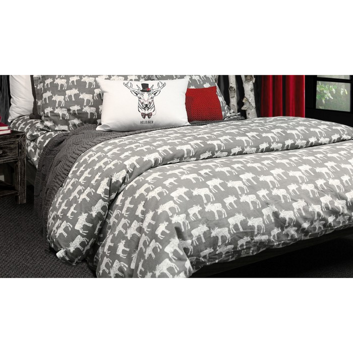 Woodland Twin Flannel Sheet Set