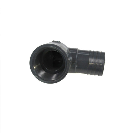 1 1/2" Barbed x 1 1/2" FPT Plastic Elbow