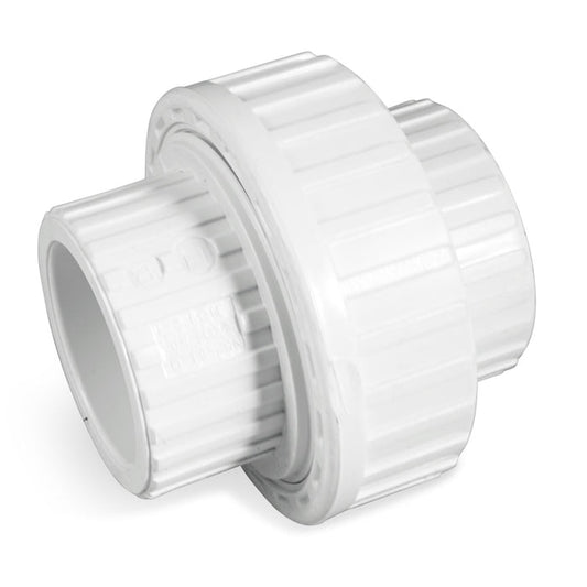 1 1/2" PVC Quick Connect Union - O Ring Type (slip x slip)