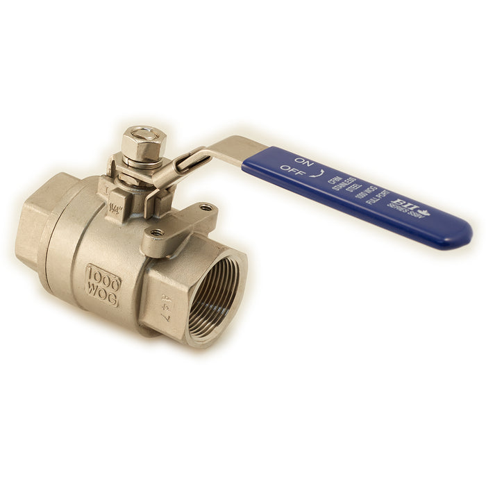 1 1/4" Stainless Ball Valve