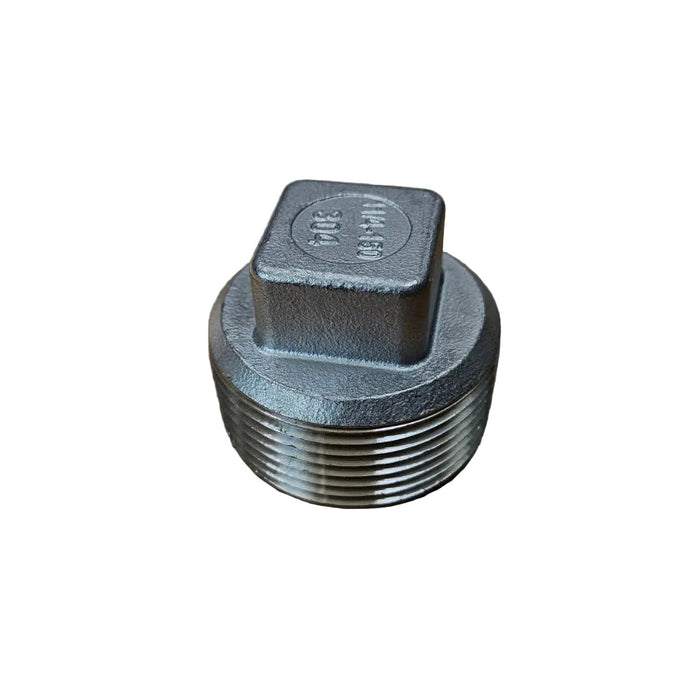 1 1/4" Stainless Threaded Plug