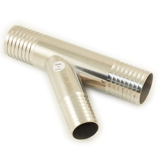 1 1/4"x1 1/4"x1" Stainless Reducing Y