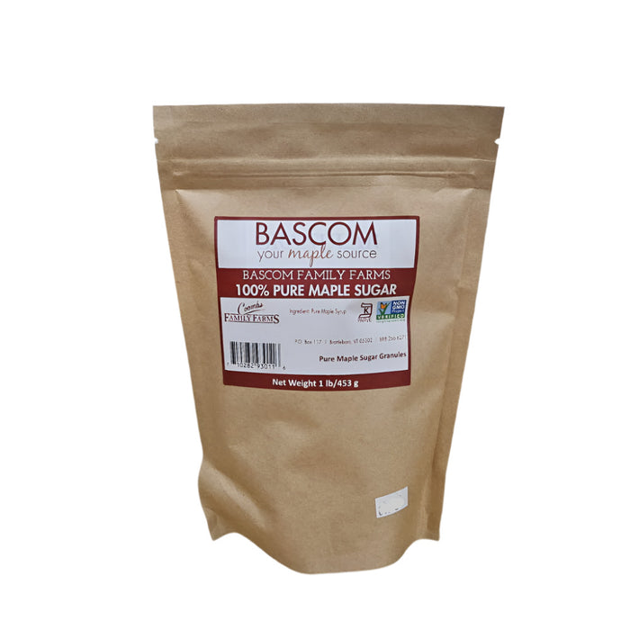 1 lb Bag Pure Maple Sugar Sifted Granules