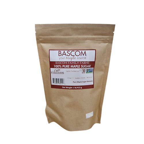 1 lb Bag Pure Maple Sugar Sifted Granules