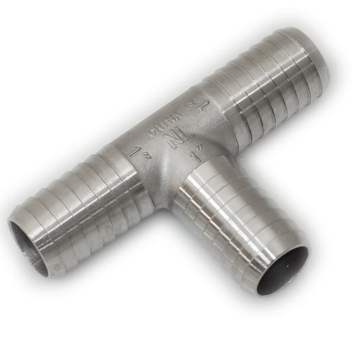 1" Stainless Mainline Insert Tee