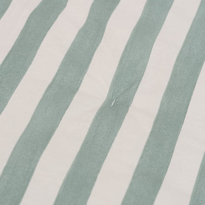 Agave Stripe@Soft cotton comforter with playful print for kids room