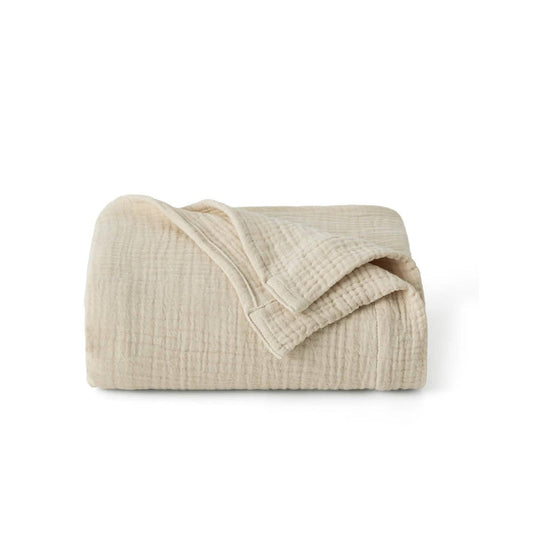 GentleSoft™ 100% Cotton Gauze Spring Throw Blanket