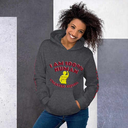 100% Human Unisex Hoodie - Shannon Alicia LLC