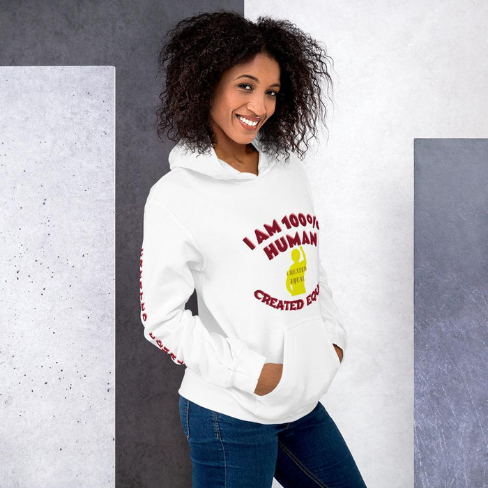 100% Human Unisex Hoodie - Shannon Alicia LLC