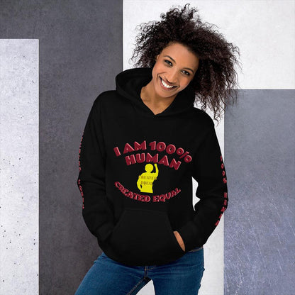100% Human Unisex Hoodie - Shannon Alicia LLC