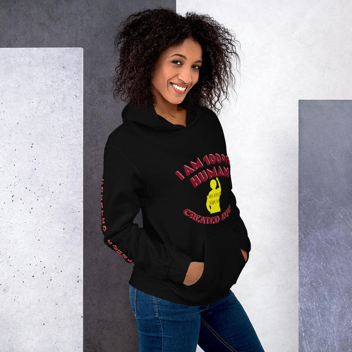 100% Human Unisex Hoodie - Shannon Alicia LLC