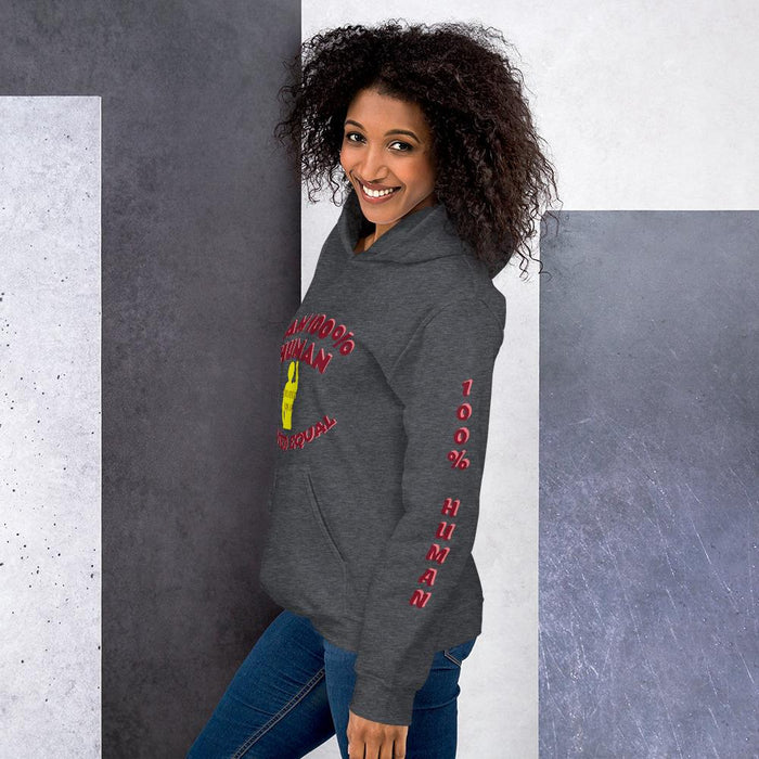 100% Human Unisex Hoodie - Shannon Alicia LLC