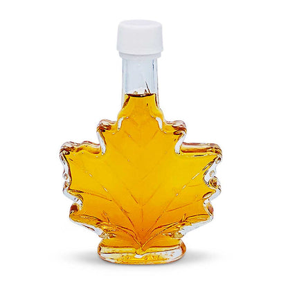 100 ml (3.4 oz) Glass Leaf Bottle (12 per case)
