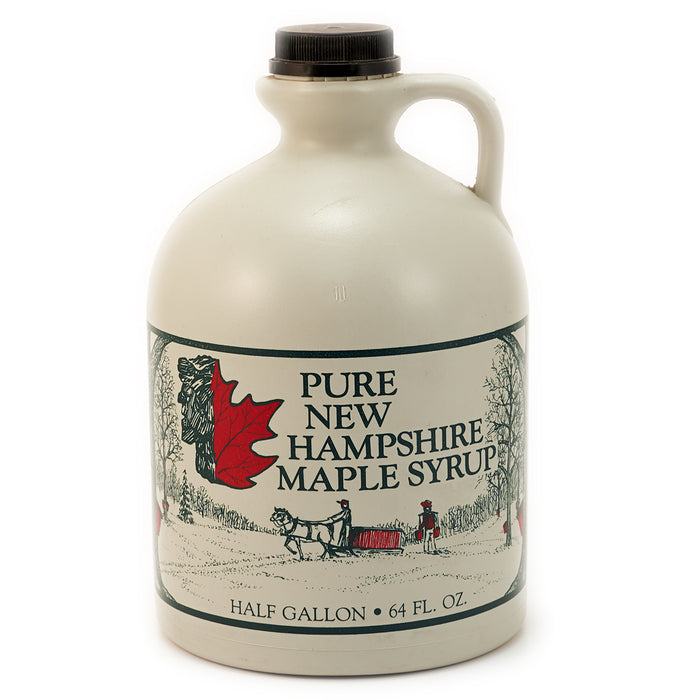 1/2 Gallon Plastic Jug of Grade A Dark Color - Robust Taste Maple Syrup