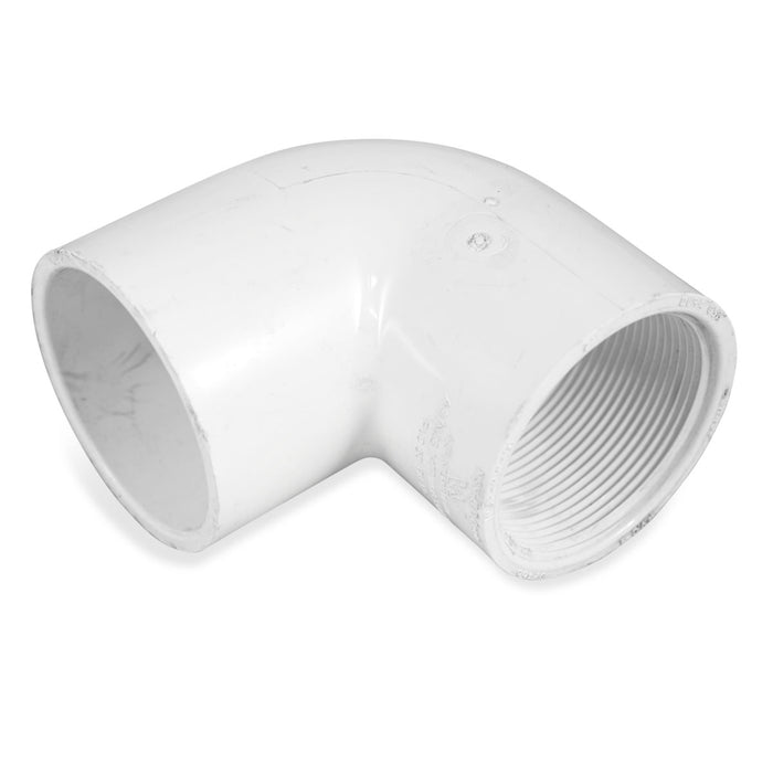 2" PVC 90 Degree Elbow (FPT x slip)