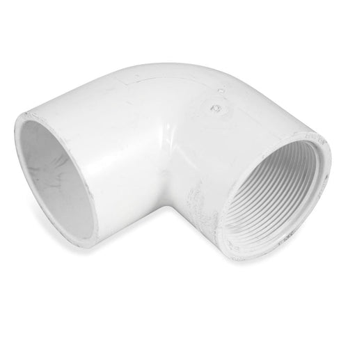 2" PVC 90 Degree Elbow (FPT x slip)