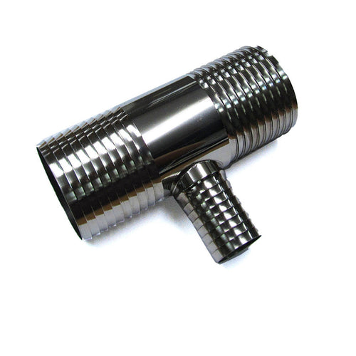 2" x 2" x 1" Stainless Reducing Insert Tee