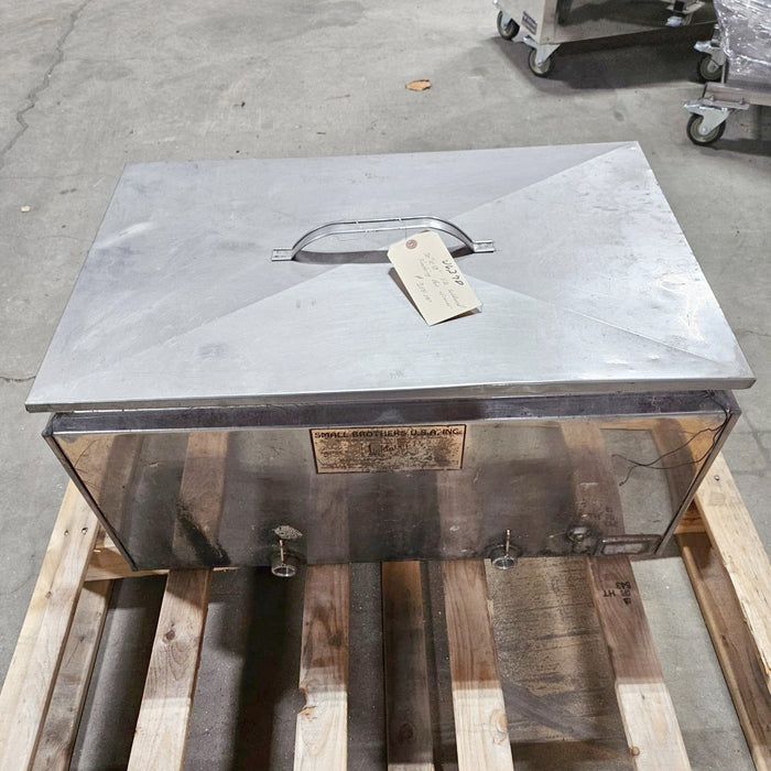 30"x18" SB Soldered Finishing Pan w/Cover