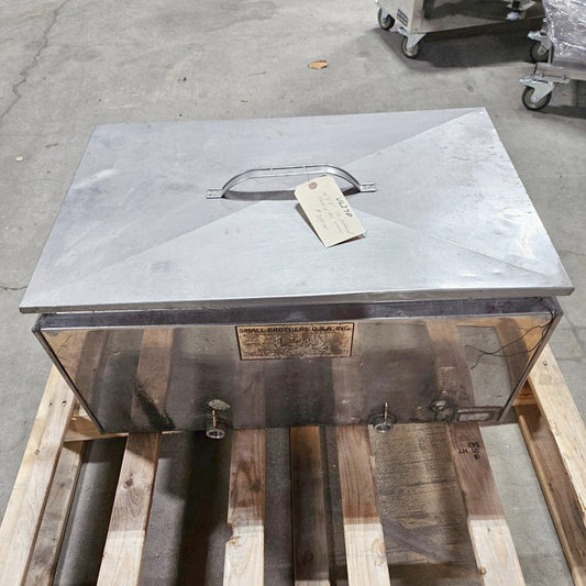 30"x18" SB Soldered Finishing Pan w/Cover