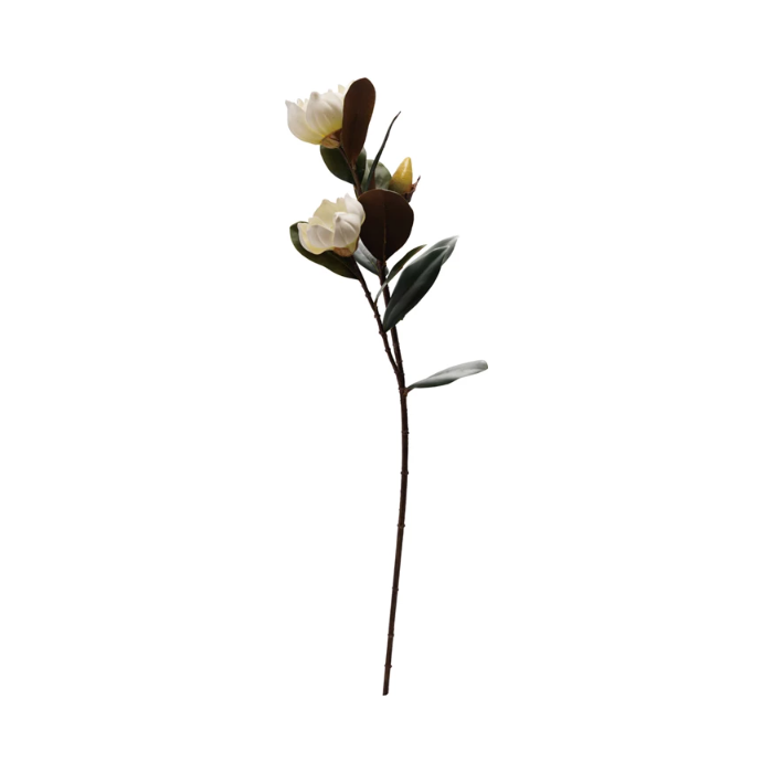 35"H Faux Magnolia Branch