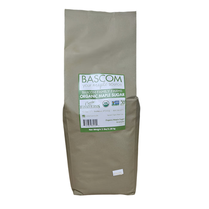 5 lb Bag Sifted Granules Organic Maple Sugar