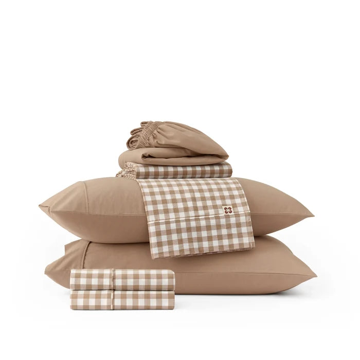 6-Piece Washed Cotton Sheet Set