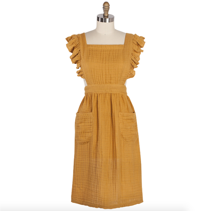 Ada Apron | Saffron