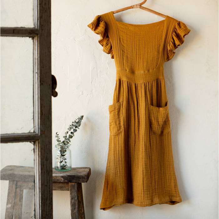 Ada Apron | Saffron
