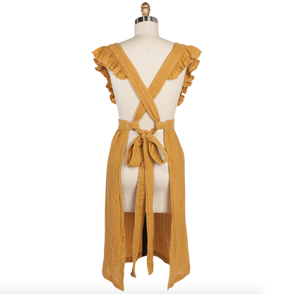 Ada Apron | Saffron