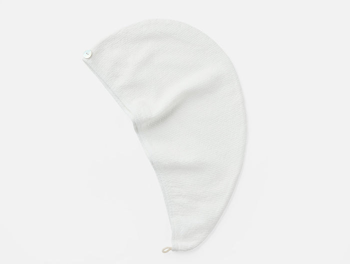 Adriatic Organic Hair Wrap | Alpine White