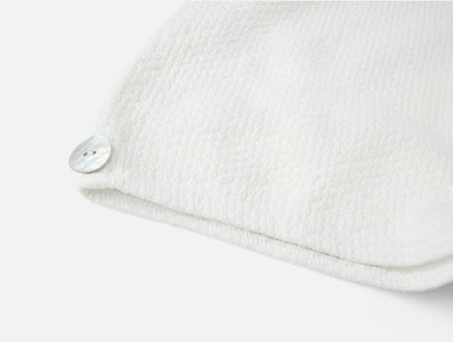 Adriatic Organic Hair Wrap | Alpine White