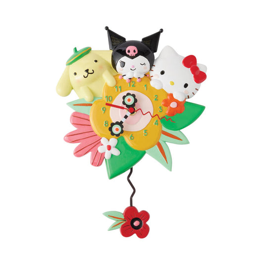 Allen Designs Sanrio | Hello Kitty and Friends Clock | Wall Clock Resin